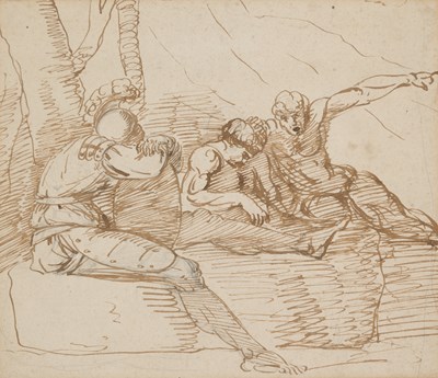 Lot 18 - FOLLOWER OF JOHN HAMILTON MORTIMER (BRITISH 1741-1779)