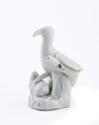 Lot 17 - A CHINESE DEHUA 'EAGLE' WHISTLE, 17TH CENTURY