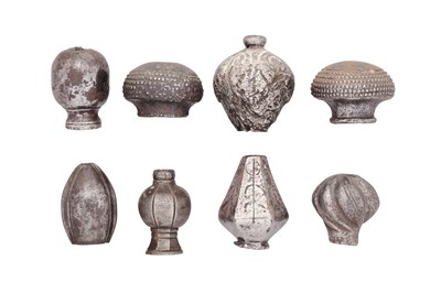 Lot 616 - EIGHT VARIOUS RAPIER AND SWORD POMMELS, LATE 16TH /EARLY 17TH CENTURY