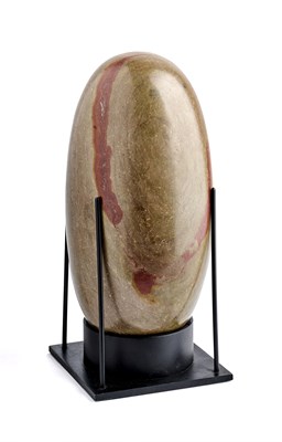 Lot 174 - A LARGE INDIAN LINGAM STONE, 20TH CENTURY OR EARLIER