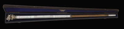 Lot 83 - A VICTORIAN PARCEL-GILT-SILVER CONDUCTOR'S CEREMONIAL BATON