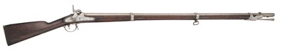Lot 319 - AN AMERICAN 14 BORE PERCUSSION 1816 MODEL (TYPE II) MILITARY MUSKET DATED 1849