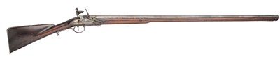 Lot 327 - A RARE 16 BORE FLINTLOCK BREECH-LOADING PARK RIFLE BY GRIFFIN, BENJAMIN, BOND STREET, LONDON