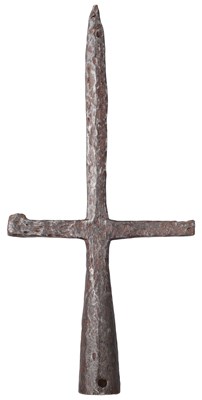 Lot 578 - A TRIDENT HEAD, 19TH CENTURY OR EARLIER