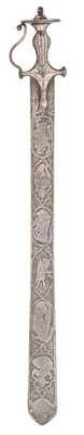 Lot 512 - AN INDIAN TALWAR, 19TH CENTURY