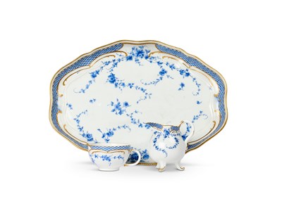 Lot 20 - A MEISSEN PORCELAIN PART DEJEUNER SERVICE, CIRCA 1765