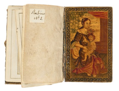 Lot 301 - A QAJAR MINIATURE COPY OF MIRZA MUHAMMAD SADIQ NAMI'S 'LAYLI U MAJNUN', PERSIA, 19TH CENTURY