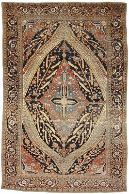 Lot 184 - A KASHAN MOHTASHEM RUG, CENTRAL PERSIA, CIRCA 1900