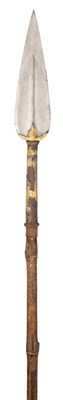 Lot 533 - AN INDIAN SPEAR, 18TH/19TH CENTURY