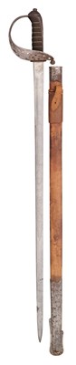 Lot 603 - A LATE VICTORIAN OFFICER’S SWORD OF THE XVI BENGAL CAVALRY RETAILED BY E. THURKLE