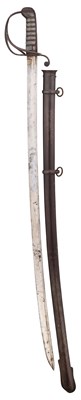 Lot 597 - A VICTORIAN 1821 PATTERN LIGHT CAVALRY OFFICER’S SWORD, 19TH CENTURY