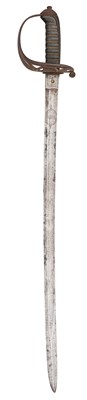 Lot 599 - A RARE VICTORIAN 1827 PATTERN RIFLE REGIMENT OFFICER’S SWORD TAKEN FROM THE WELL AT CAWNPORE
