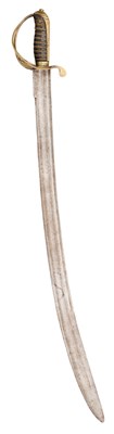 Lot 521 - AN INDIAN OFFICER’S SABRE IN THE ENGLISH MANNER, 19TH CENTURY, PROBABLY PUNJAB