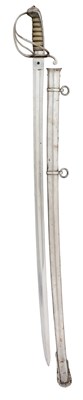 Lot 598 - A VICTORIAN 1821 PATTERN OFFICER’S SWORD OF THE 7TH MADRAS CAVALRY