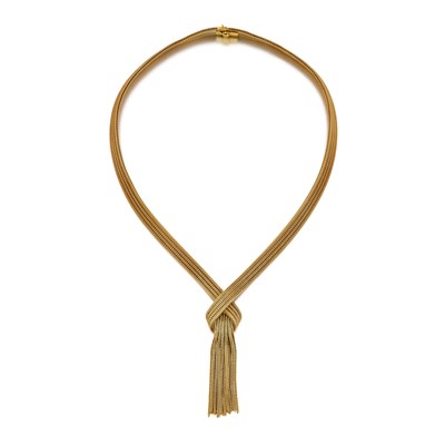 Lot 392 - GROSSE: GOLD NECKLACE 1971
