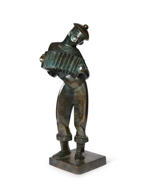 Lot 92 - FERDINAND PARPAN (1902-2004): MATELOT ACCORDEONISTE