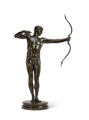 Lot 117 - SIR WILLIAM HAMO THORNYCROFT (1850-1925): TEUCER