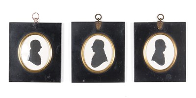 Lot 177 - A SILHOUETTE OF CHARLES DYSON, BY JOHN MIERS (BRITISH CIRCA 1758-1821)