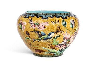 Lot 67 - A FRENCH ART POTTERY PLANTER, LA MANUFACTURE MLA, PARIS, CIRCA 1890