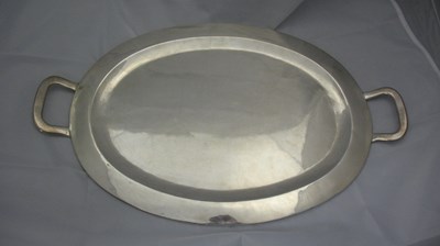 Lot 136 - A MEXICAN SILVER TRAY