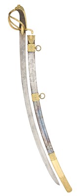 Lot 109 - A CONTINENTAL HUSSAR’S OFFICER’S SABRE, CIRCA 1820, POSSIBLY RUSSIAN