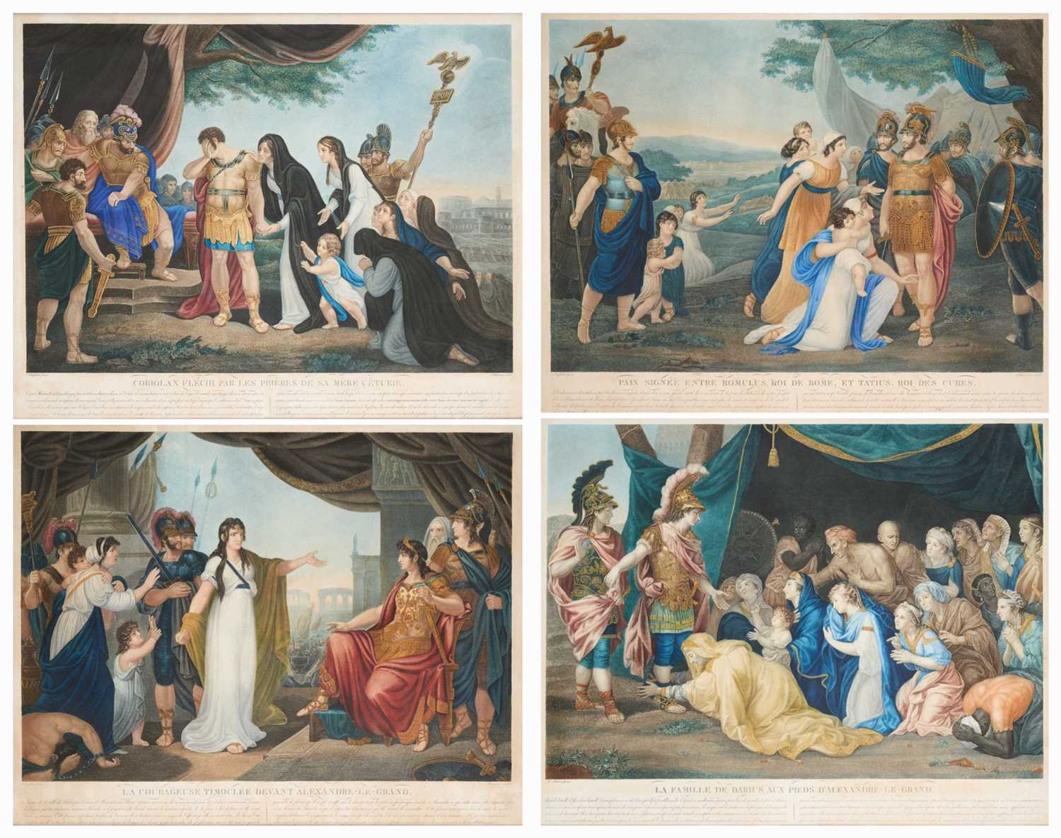 Lot 435 - AFTER HENRY SINGLETON (BRITISH 1766-1839) AND AFTER CHARLES LEBRUN (FRENCH 1619-1690)