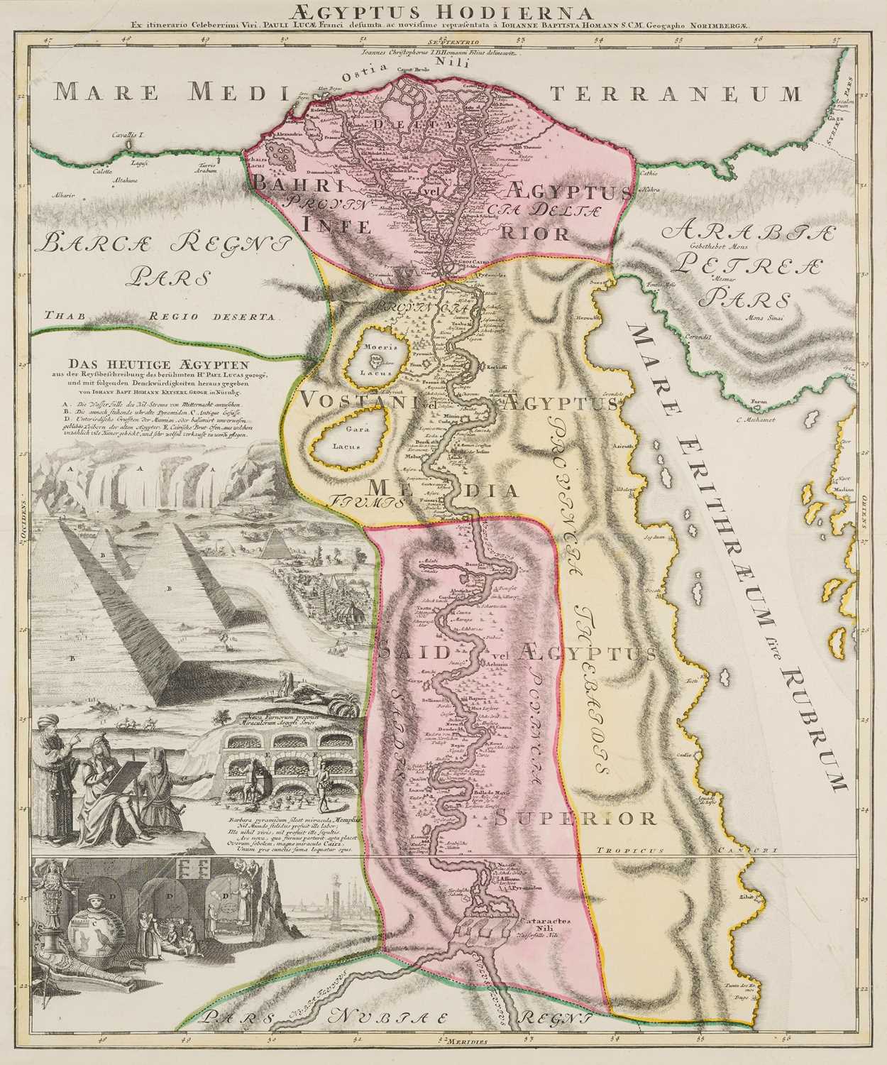 Lot 425 - JOHANN BAPTISTE HOLMANN (GERMAN 1664-1724)