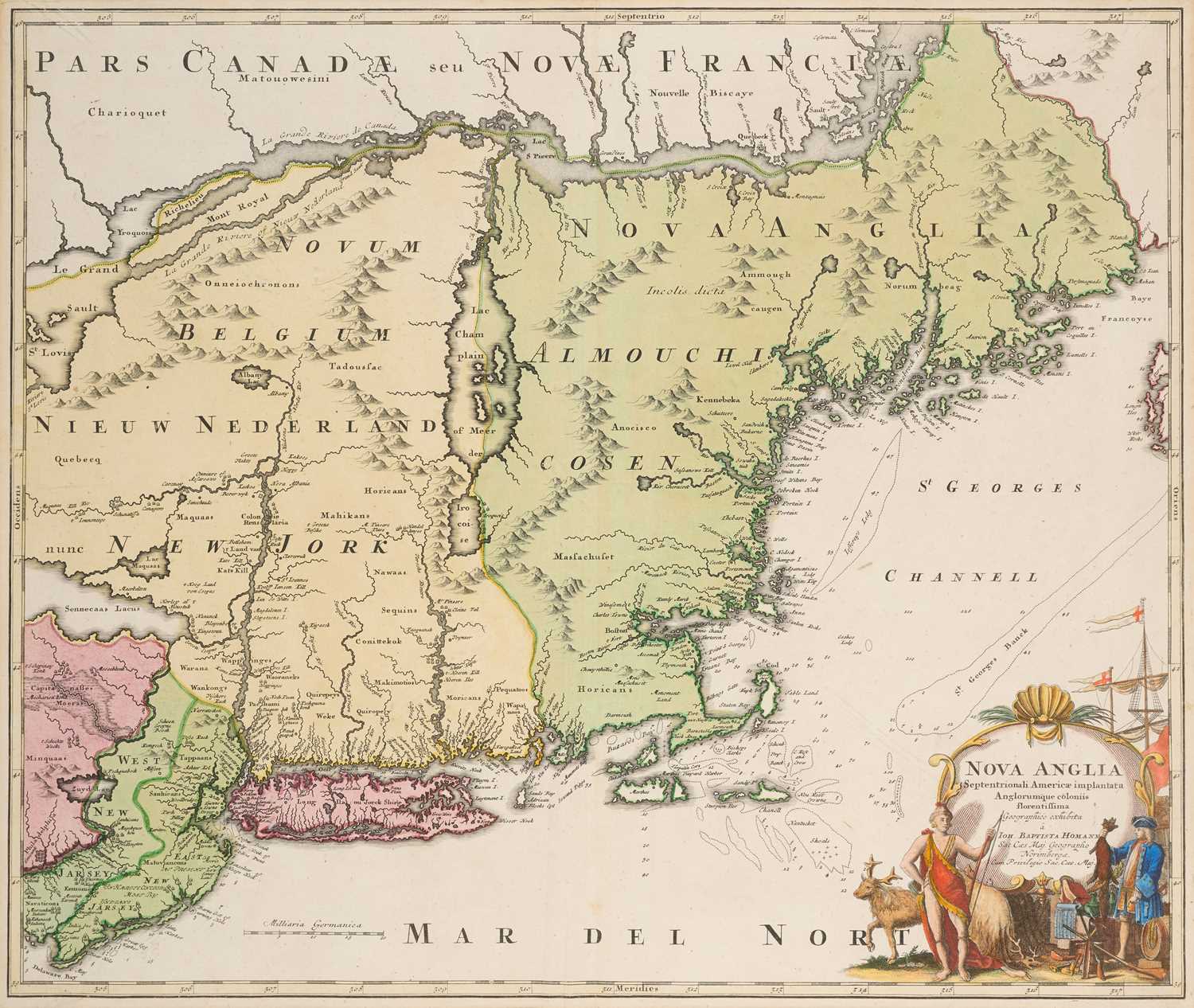 Lot 421 - JOHANN BAPTISTE HOLMANN (GERMAN 1664-1724)