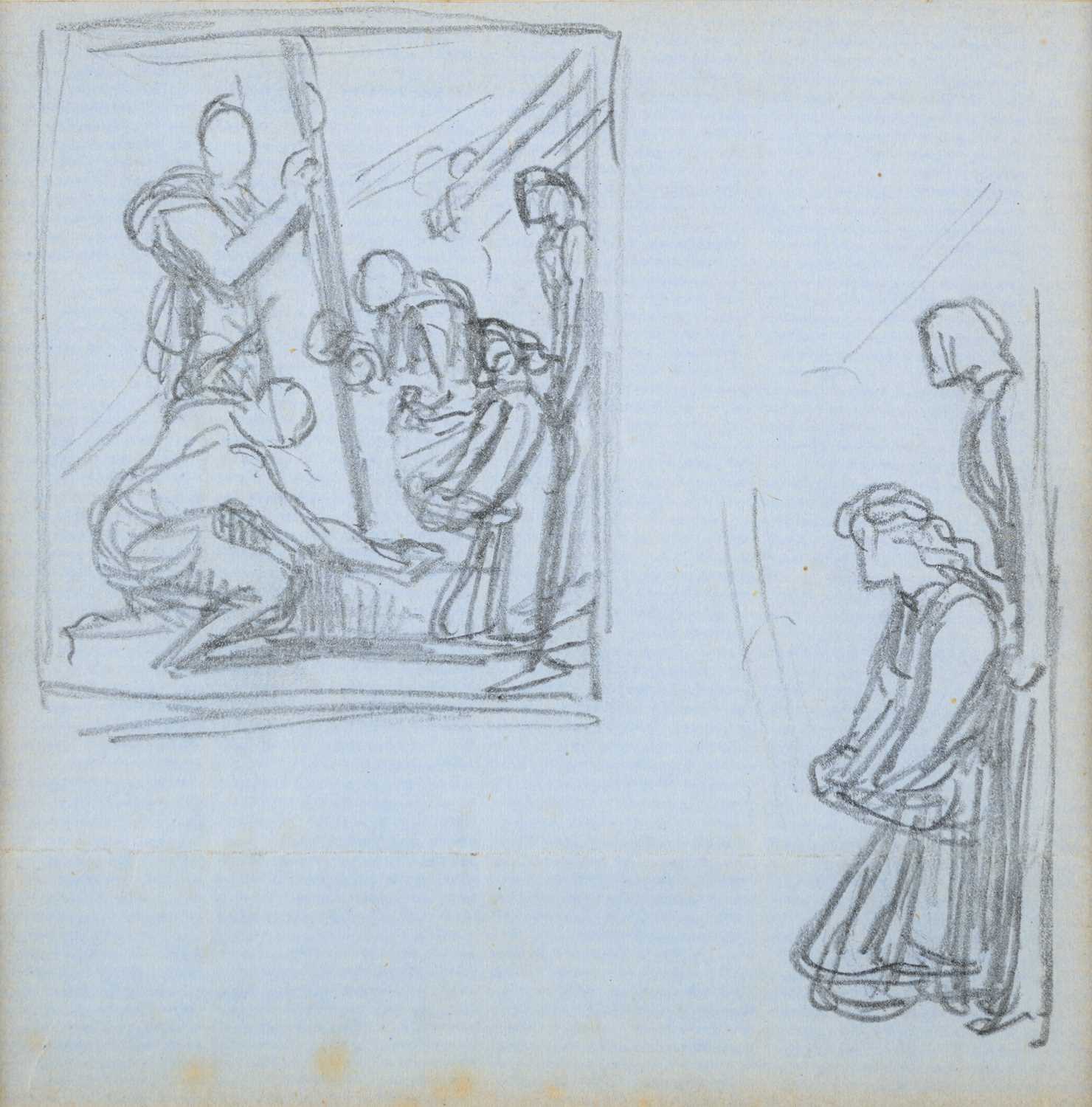 Lot 57 - GEORGE FREDERICK WATTS RA (BRITISH 1817-1904)