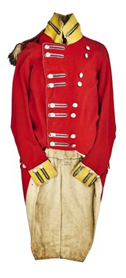 Lot 209 - A RARE GEORGIAN OFFICER'S COATEE OF THE DUNDEE MILITIA
