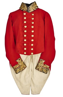 Lot 205 - A FINE GENERAL OFFICER'S FULL DRESS COATEE, PROBABLY VICTORIAN