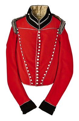 Lot 211 - AN OFFICER'S JACKET OF THE STIRLINGSHIRE YEOMANRY, CIRCA 1800