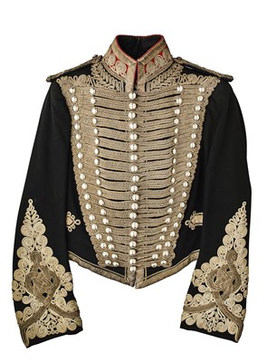 Lot 207 - A FINE FIELD OFFICER'S FULL DRESS UNIFORM OF THE BUCKINGHAMSHIRE HUSSARS