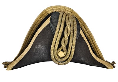 Lot 187 - A FLAG OFFICER'S COCKED HAT OF THE ROYAL NAVY