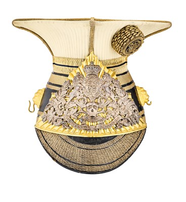 Lot 148 - A FINE VICTORIAN OFFICER'S CHAPKA OF THE 17TH LANCERS, CATER & CO, 6 PALL MALL, LONDON