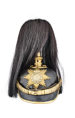 Lot 145 - A SAXON OFFICER'S PICKELHAUBE