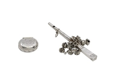 Lot 163 - A SILVER CHILD'S RATTLE