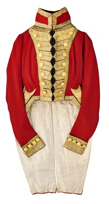 Lot 208 - A RARE GEORGIAN OFFICER'S COATEE