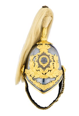 Lot 149 - AN OFFICER'S HELMET OF THE WEST YORKSHIRE YEOMANRY