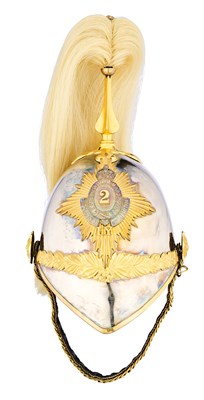 Lot 150 - AN OFFICER'S HELMET OF THE 2ND COUNTY OF LONDON YEOMANRY (WESTMINSTER DRAGOONS)