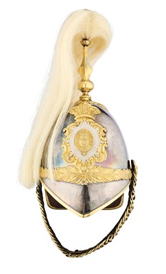 Lot 166 - A FINE OFFICER'S HELMET OF THE SHROPSHIRE YEOMANRY
