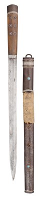 Lot 503 - A TIBETAN OR BHUTANESE DAGGER, 19TH CENTURY