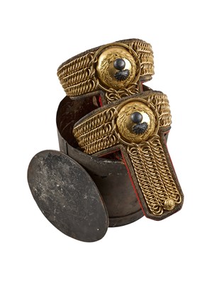Lot 304 - A PAIR OF FLANK COMPANY INFANTRY OFFICER'S WINGS, LADON & CO, 17 JERMYN ST., LONDON