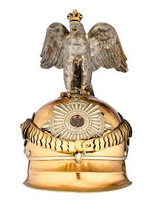 Lot 638 - A CAVALRYMAN'S PICKELHAUBE