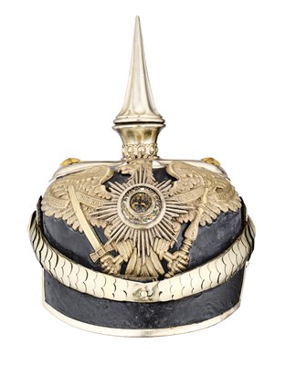 Lot 144 - A GERMAN SENIOR OFFICER'S PICKELHAUBE