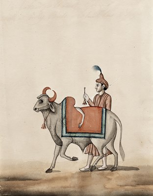 Lot 55 - FIVE DEPICTIONS OF ASCETICS AND MENDICANTS, PATNA, CIRCA 1820-30