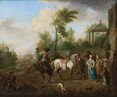 Lot 8 - CAREL VAN FALENS (DUTCH 1683-1733)