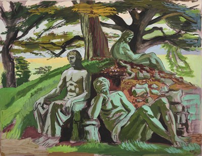 Lot 571 - HANS FEIBUSCH (GERMAN-BRITISH 1898-1998)