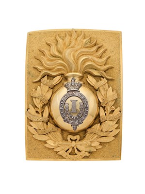 Lot 664 - AN OFFICER'S SHOULDER BELT PLATE OF THE 1ST BENGAL EUROPEAN FUSILIERS