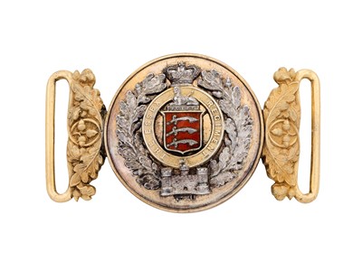 Lot 727 - A WAISTBELT CLASP OF THE ESSEX REGIMENT